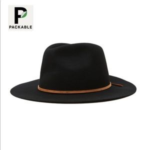Brixton Packable Fedora - Black